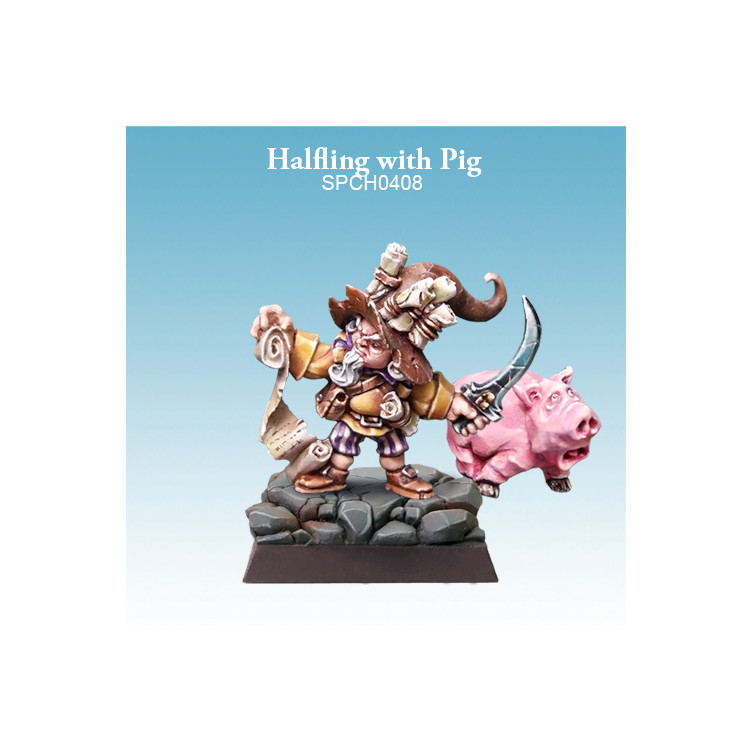 Halfling with Pig