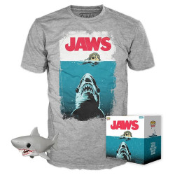 Tiburón POP! & Tee Set de Minifigura y Camiseta Night Swim S