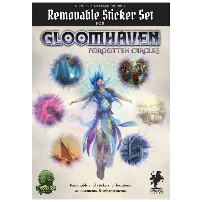 Gloomhaven Removable Sticker Set: Forgotten Circles (inglés)