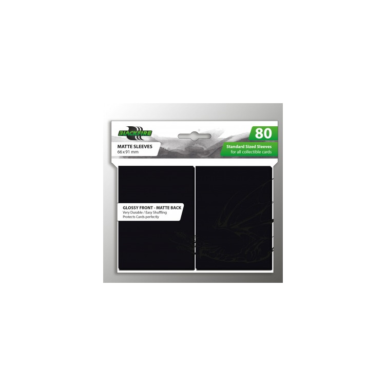 Blackfire Standard Sleeves - Black (80)