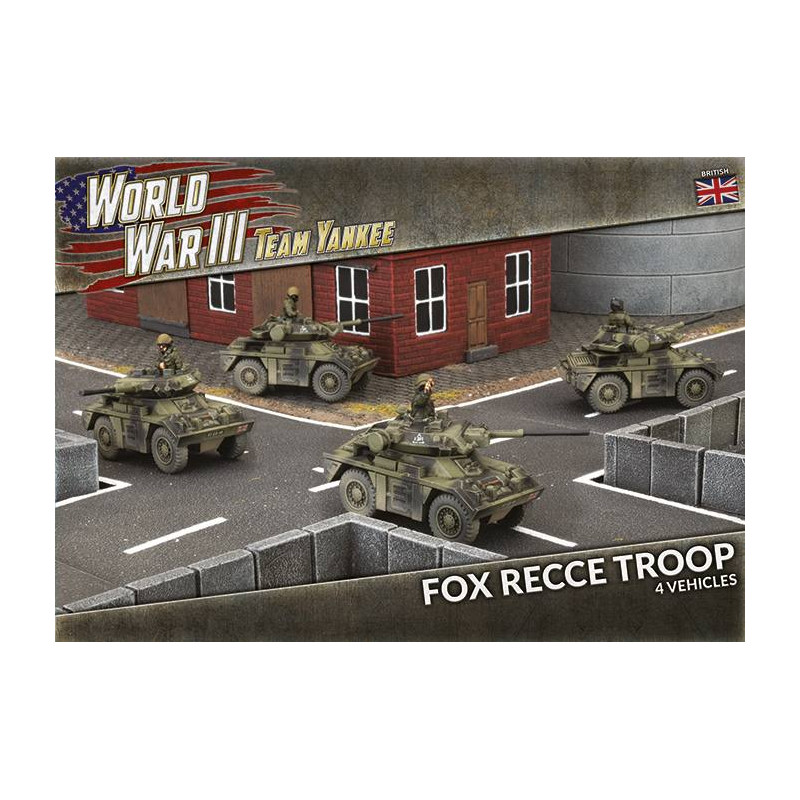 Fox Recce Troop (x4 Plastic)