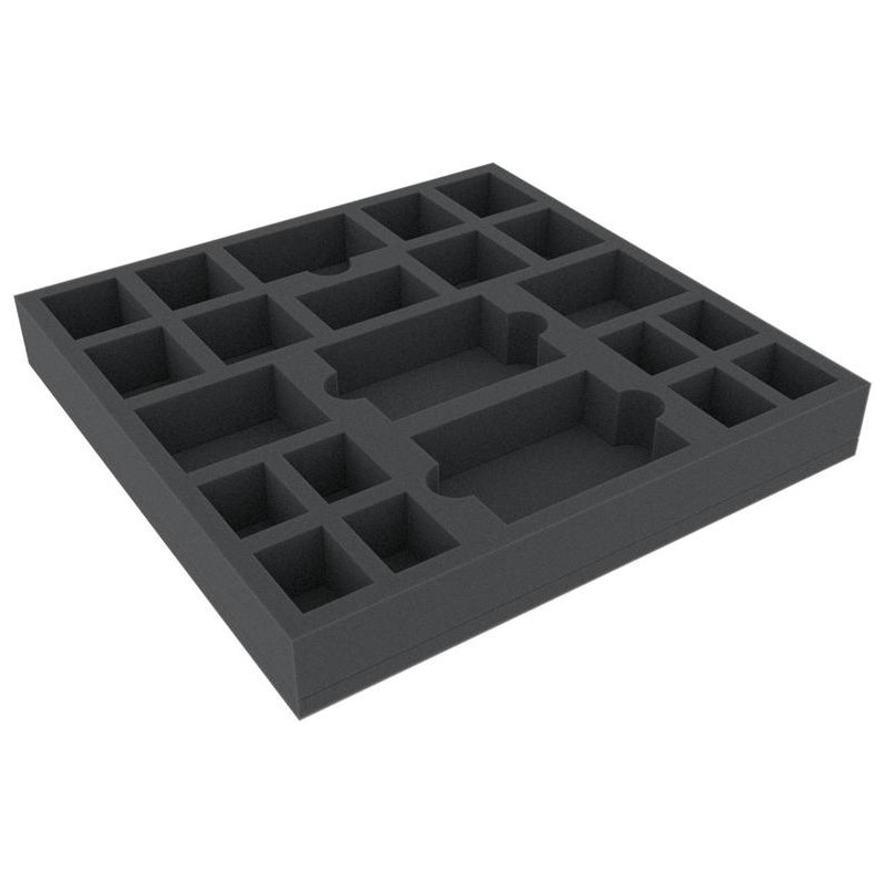 295mm x 295mm x 40 mm Foam Tray For Board Games 22 Compartments