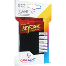 Gamegenic KeyForge Exoshields Tournament Sleeves - Black (40 Sle