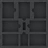 280mm x 280mm x 35mm foam tray for board games. 9 comp.