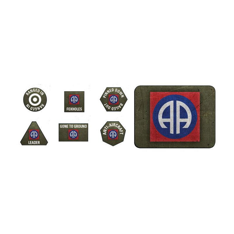82nd Airborne Division Tokens (20) & Objectives (2)