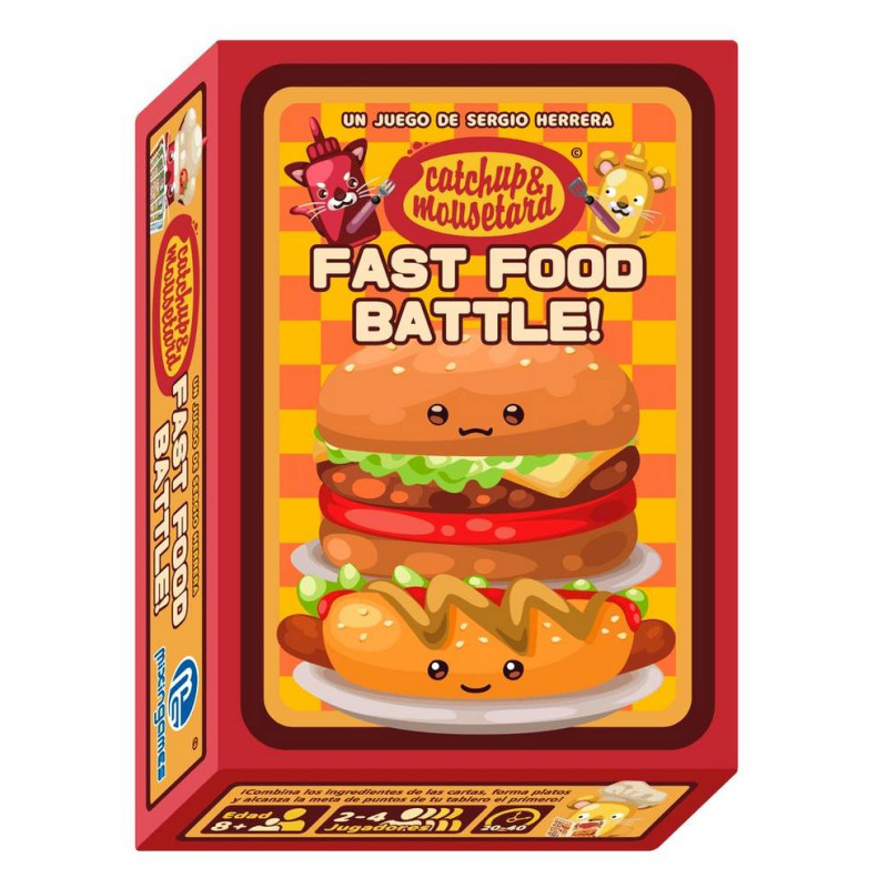 ¡Catchup & Mousetard Fast Food Battle! (castellano)