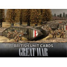 Great War: British Unit Cards