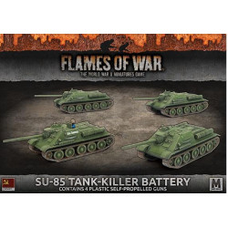 SU-85 Tank-Killer Battery (x4 plastic tanks)