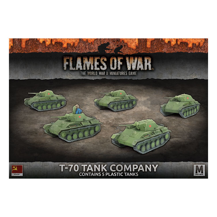 T-70 Tank Company (x5 plastic tanks)