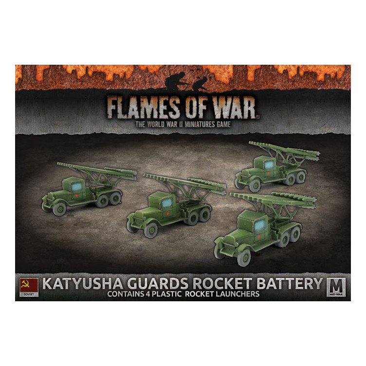 Katyusha Guards Rocket Battery (x4 Plastic)