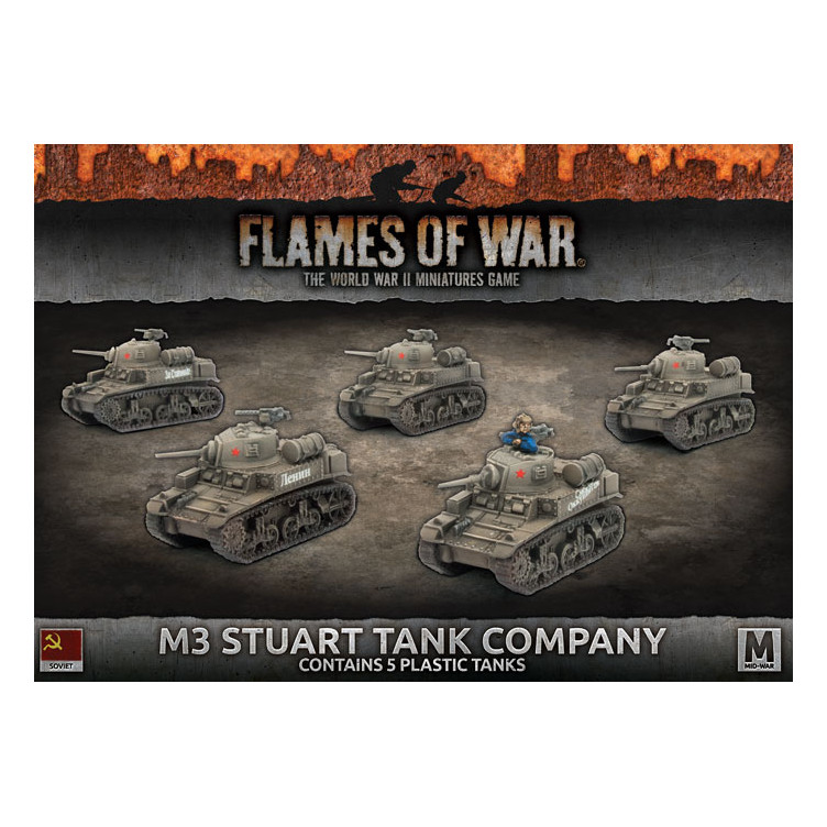 M3 Stuart Company (x5 Plastic)