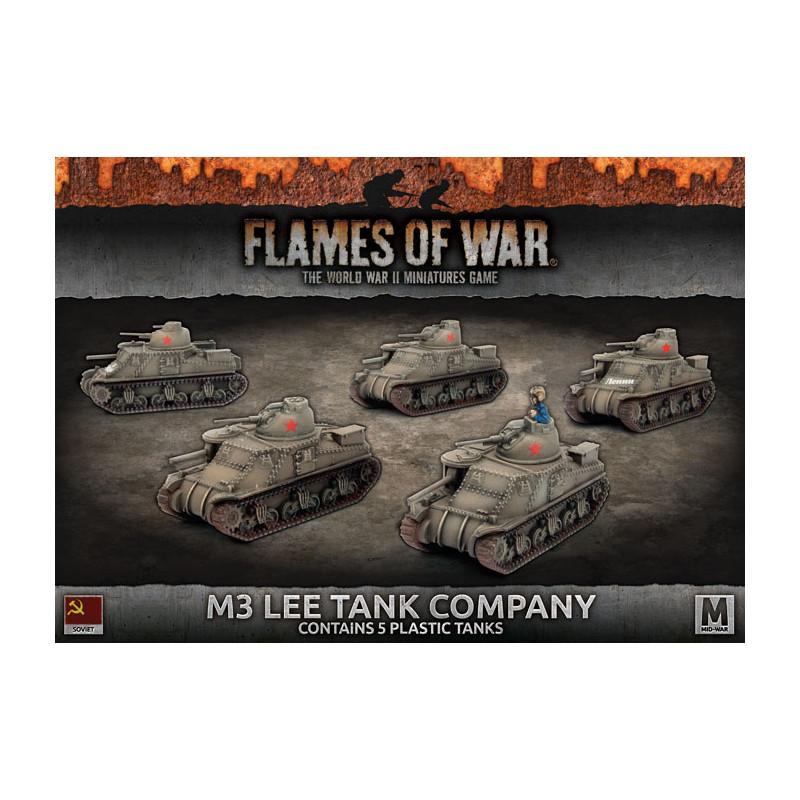 M3 Lee Tank Company (x5 Plastic)
