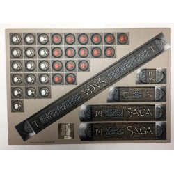 Saga Cardboard Measuring Sticks & Tokens Set