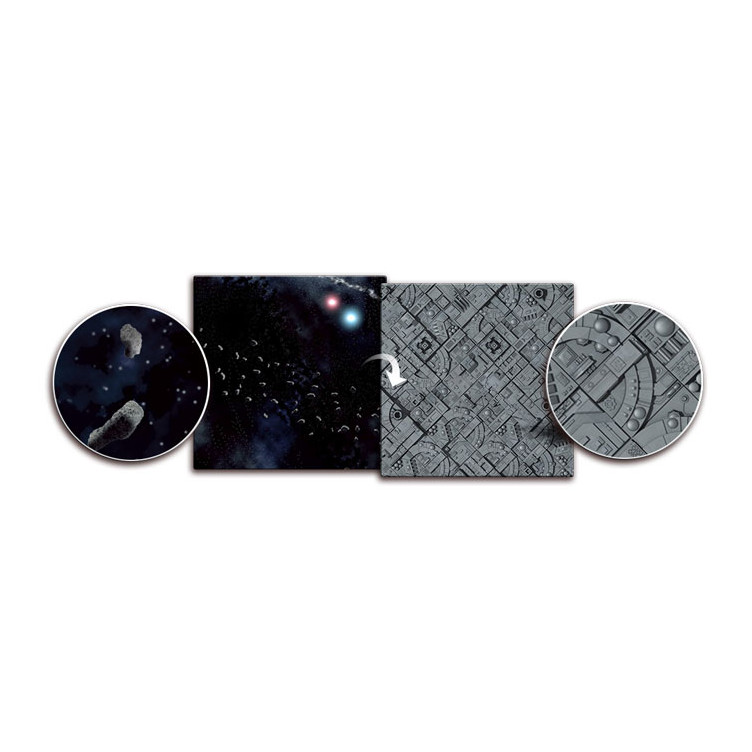 Gaming Mat - Asteroid Field / Space Station