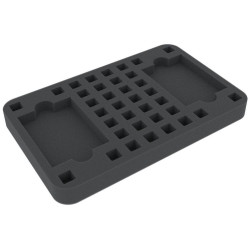 25mm half-size foam tray 36 square cut-outs plus 2 card-slots