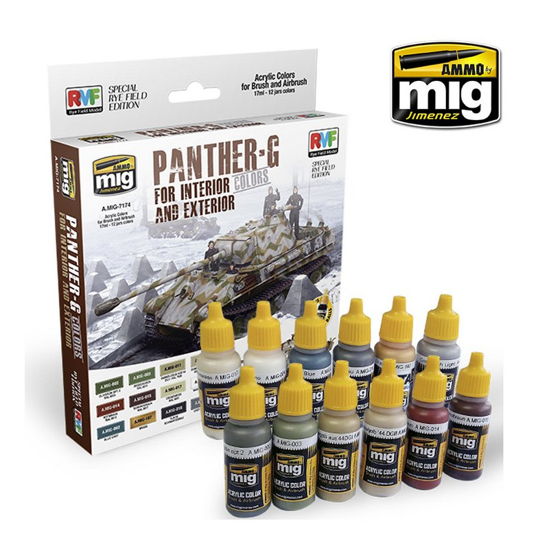 Panther-G Set de Colores para Interior y Exterior