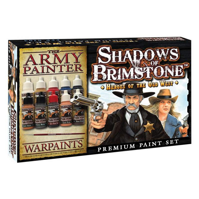 Shadows of Brimstone: Heroes of the Old West Paint set