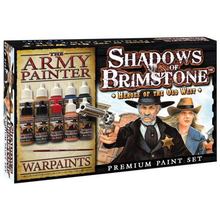 Shadows of Brimstone: Heroes of the Old West Paint set