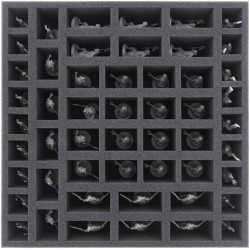 55 mm foam tray with 52 compartments for Massive Darkness - Unit