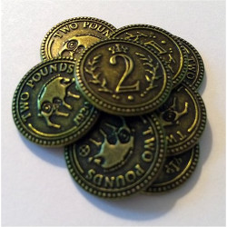Scythe: monedas $2 (x15)