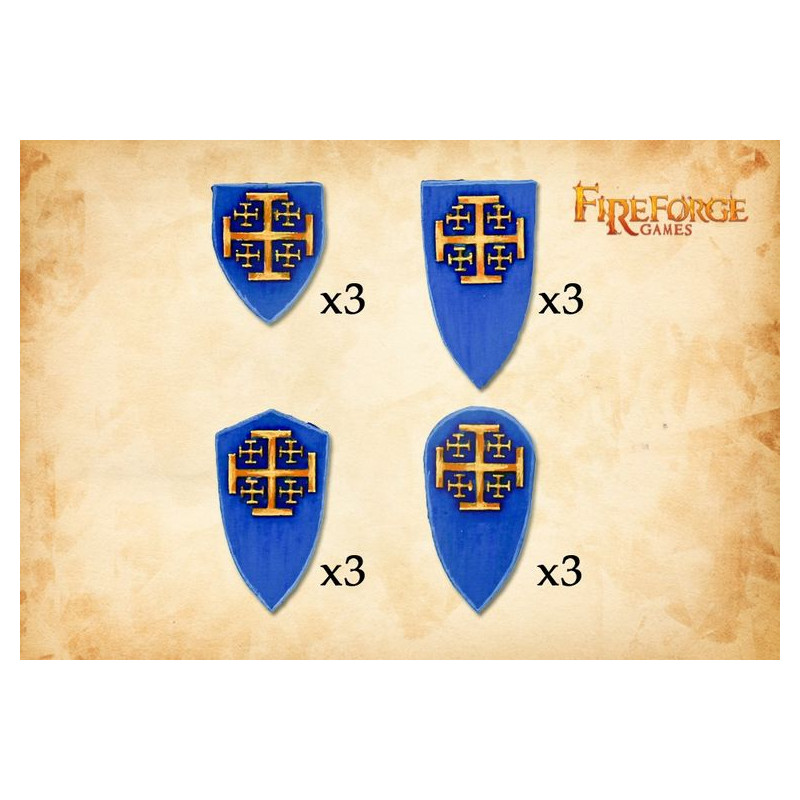 The Order of Jerusalem shields