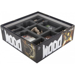 70 mm foam tray with 11 compartments for DOOM - cards and big de