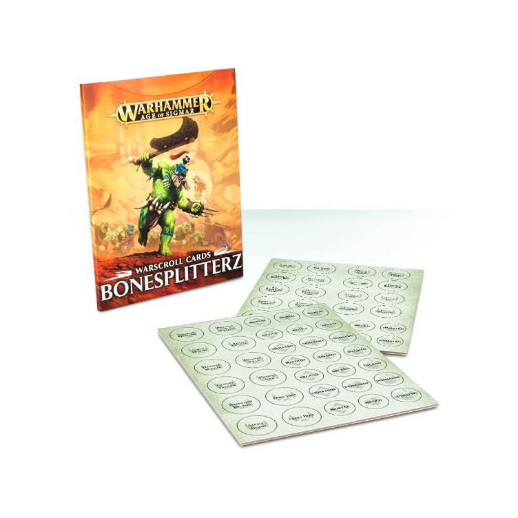 Warscroll Cards: Bonesplitterz (castellano)