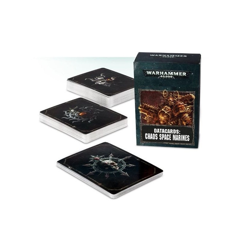 Datacards: Chaos Space Marines (inglés)