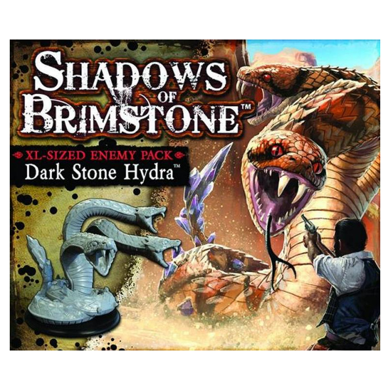 Shadows of Brimstone: XL Sized Enemy Pack- Dark Stone Hydra