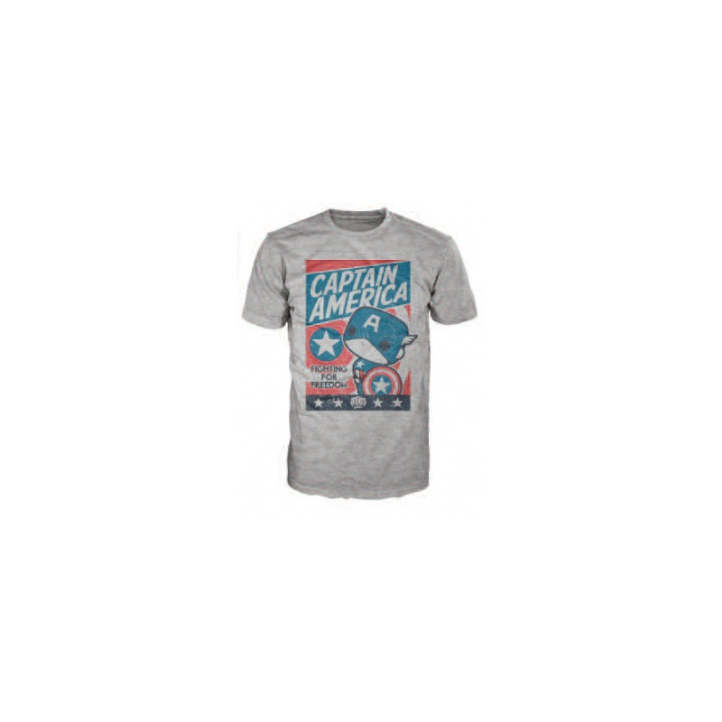 Capitán America POP! Tees - Fighting for Freedom - XL