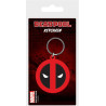 Marvel Comics Llavero caucho Deadpool Symbol 6 cm