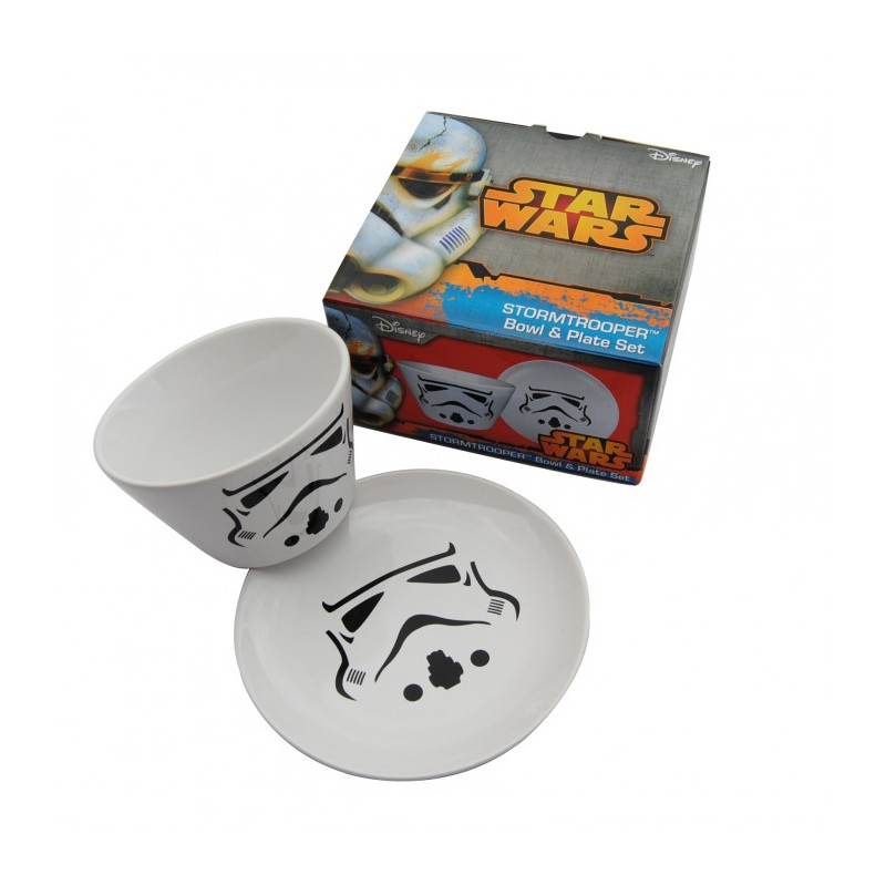 Set de plato y bowl Stormtrooper Star Wars