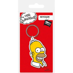 Simpsons Llavero caucho Homer Simpson 6 cm