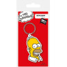 Simpsons Llavero caucho Homer Simpson 6 cm