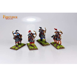 Mongol Heavy Cavalry Archers (6 mounted resin figures)