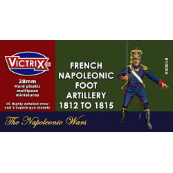 28mm French Napoleonic Artillery 1812 to 1815