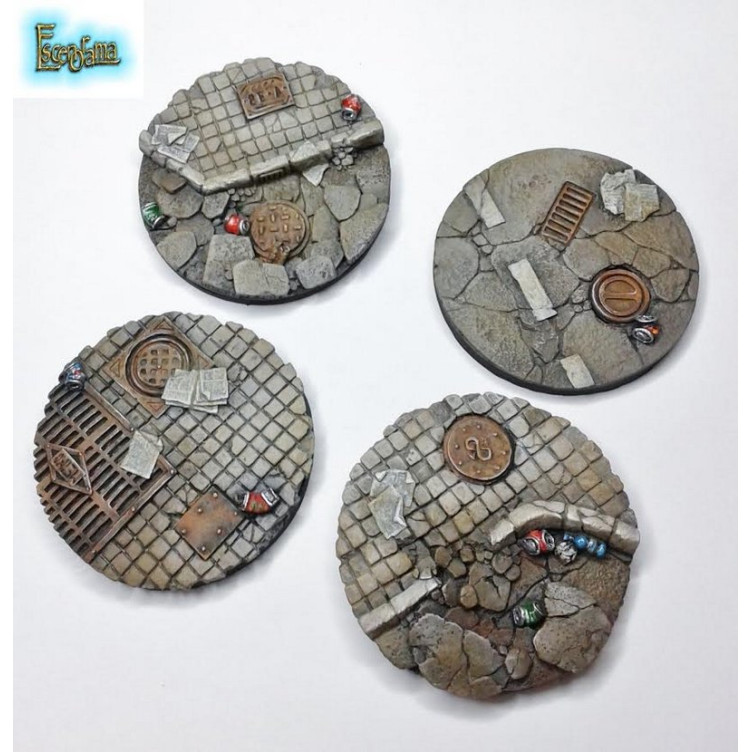 Urban Round Bases Pack 55mm (4)