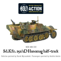 Sd.Kfz 251/1 Ausf D Hanomag halftrack plastic box set