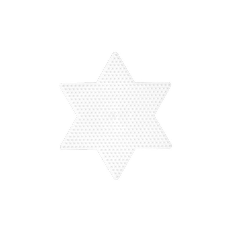 Placa/Pegboard estrella grande para Hama Midi