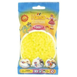 Hama Midi amarillo neón 1000 piezas