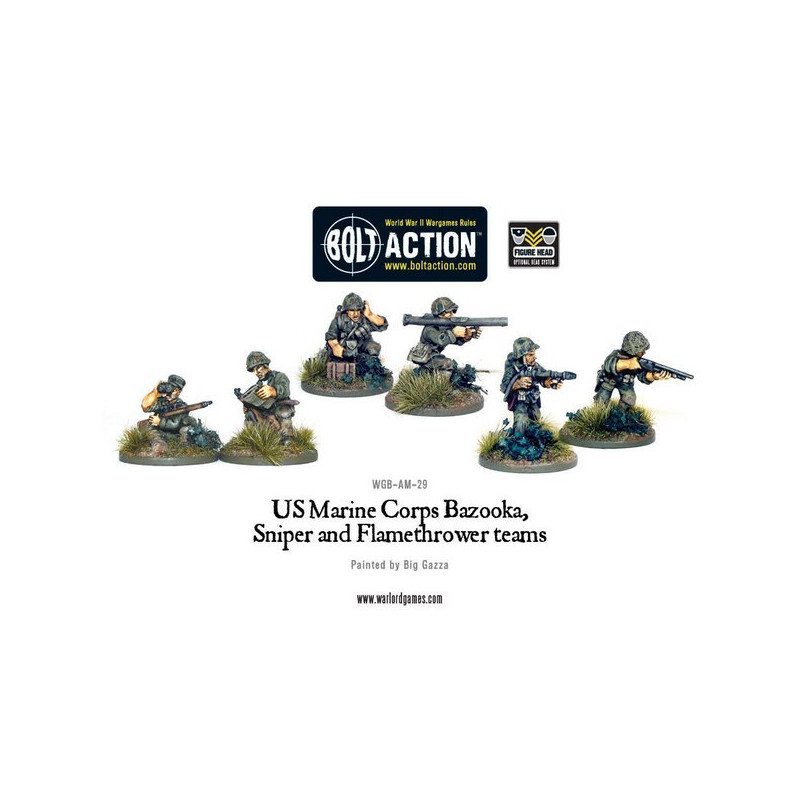 USMC Bazooka, Sniper & Flame Thrower Teams