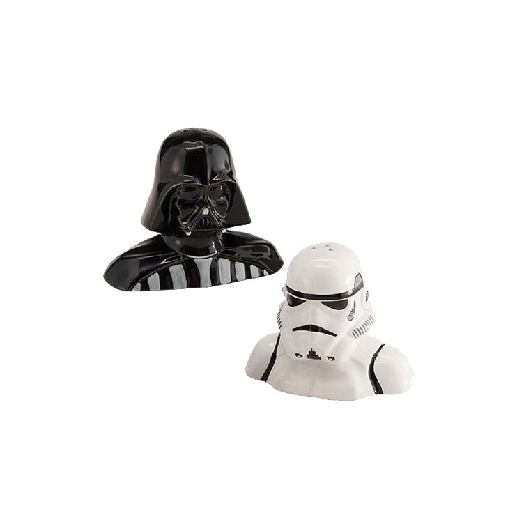 Star Wars Salero y Pimentero Darth Vader y Stormtrooper