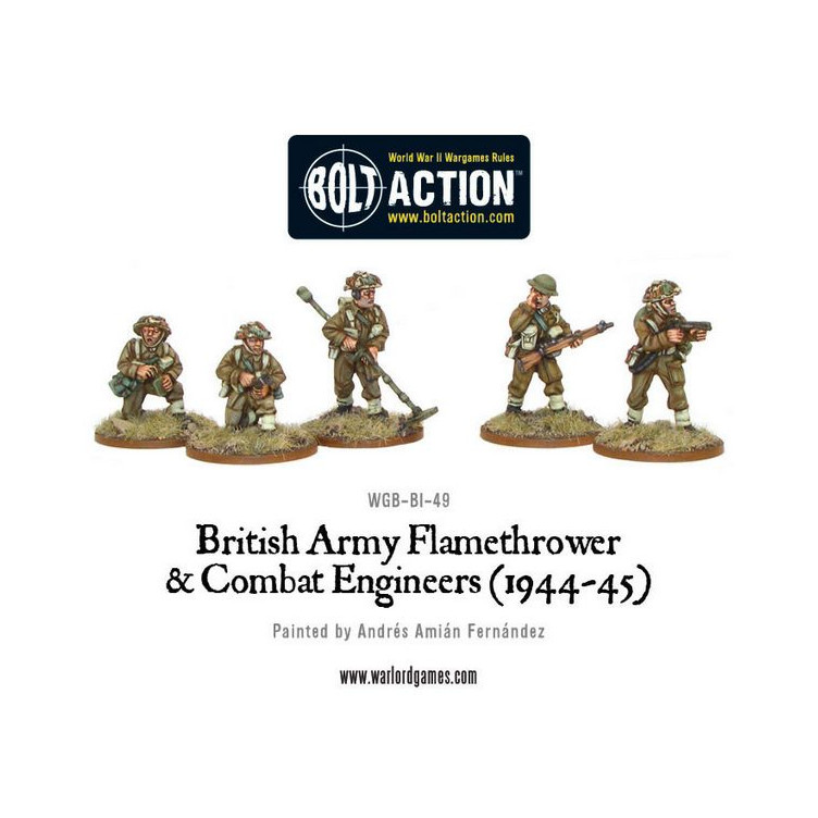 British Combat Engineers & Flamethrower Team