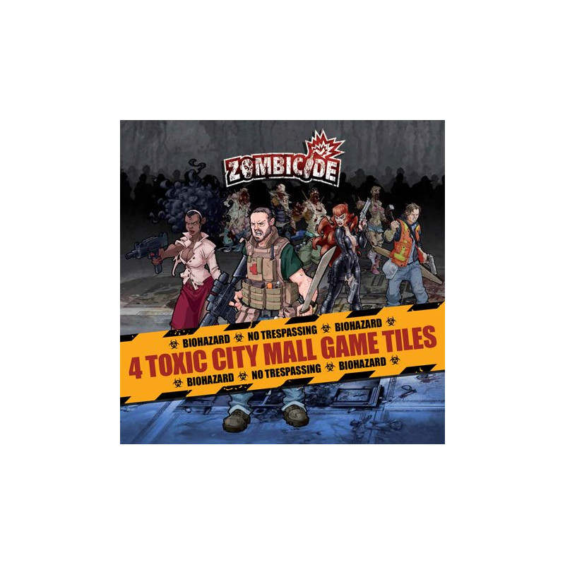 Zombicide: Toxic City Mall Game Tiles