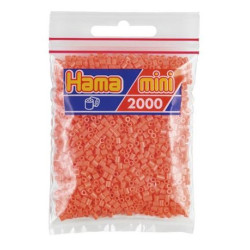 Hama Mini rojo pastel / salmón 2000 piezas
