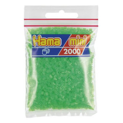 Hama Mini verde neón 2000 piezas