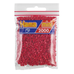 Hama Mini rojo granate 2000 piezas