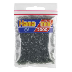 Hama Mini negro translúcido 2000 piezas