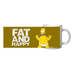Los Simpson Taza Fat & Happy
