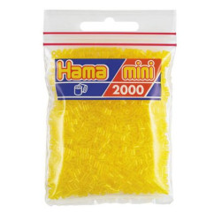 Hama Mini amarillo translúcido 2000 piezas